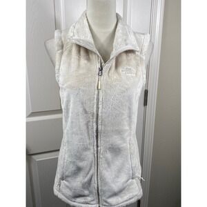 The North Face Women's Cream/Frost White Plush Fleece Vest S